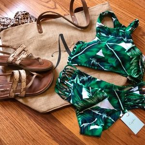 Cupshe Tropical Trip Bikini Set